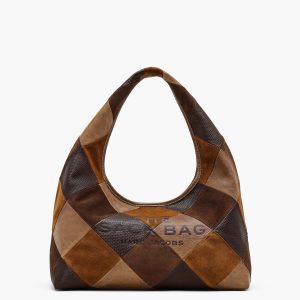 The Suede Patchwork Sack Bag