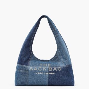 The Patchwork Denim Sack Bag