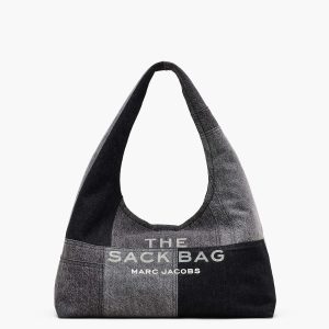 The Patchwork Denim Sack Bag