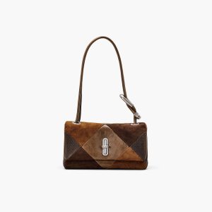 The Suede Patchwork Mini Dual Shoulder Bag