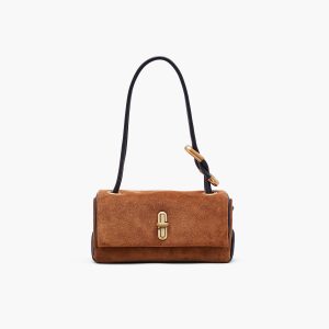 The Suede Mini Dual Shoulder Bag