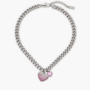 The Heart Balloon Pave Necklace