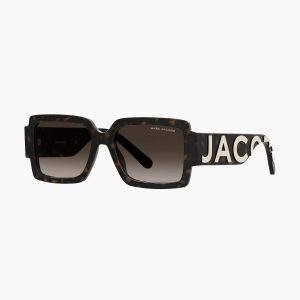 The Marc Jacobs Bold Logo Square Sunglasses