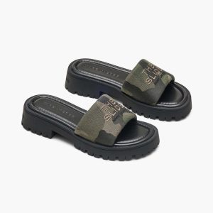 The Camo Jacquard Lug Sole Slide