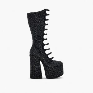 The Rhinestone Kiki Knee-High Boot