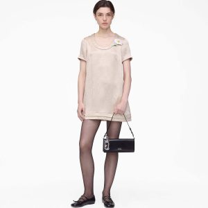 Crushed Satin Dress