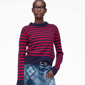 Joy Striped Crewneck