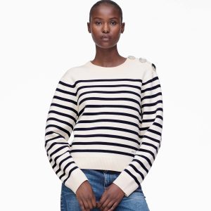 Breton Stripe Crewneck