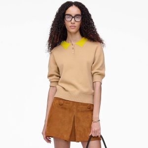 Trompe L'Oeil Knit Polo