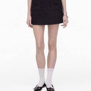 Tweed Mini Skirt