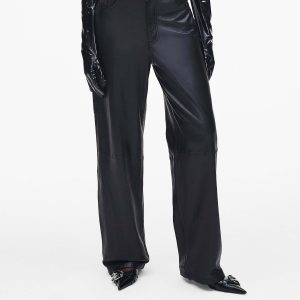 Oversized Leather Pant