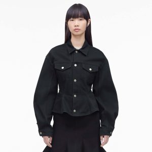 The Fluted Denim Jacket