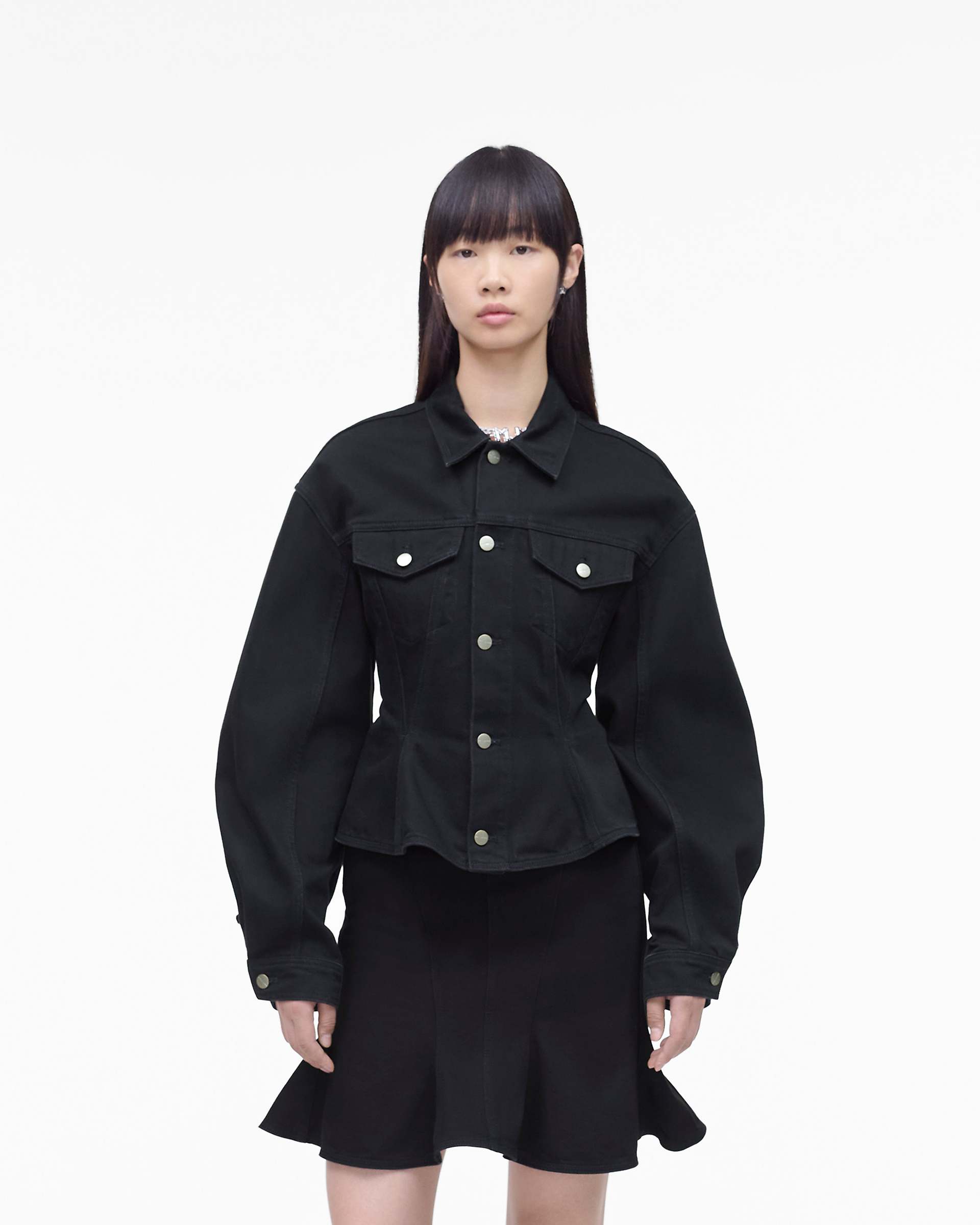 The Fluted Denim Jacket