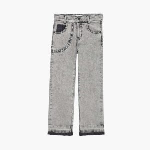 The Trompe Loeil Chain Jeans