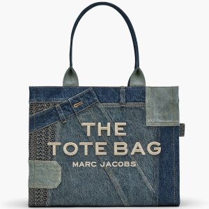 The Deconstructed Denim Large Tote Bag