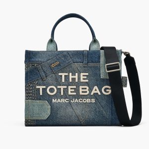 The Deconstructed Denim Medium Tote Bag