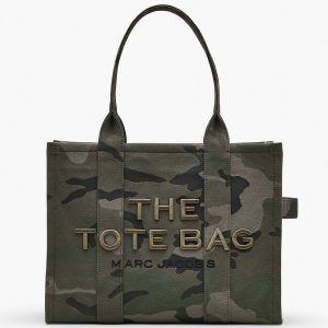 The Camo Jacquard Large Tote Bag