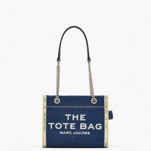 The Denim Chain Small Tote Bag