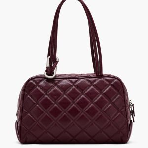 The Quilted Leather Dual Satchel