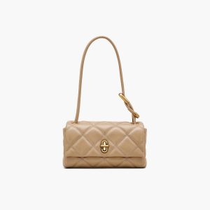 The Quilted Mini Dual Shoulder Bag