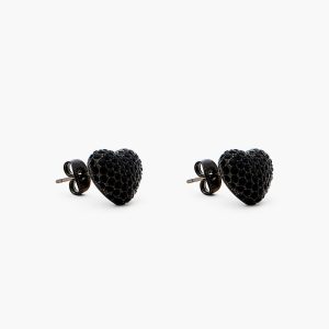 The Heart Balloon Pave Earrings