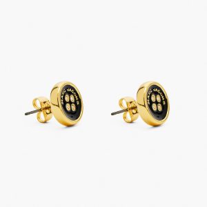The Button Stud Earrings