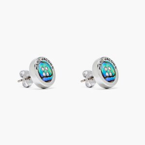 The Button Abalone Stud Earrings