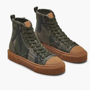 The Camo Jacquard High Top Sneaker