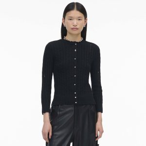 The Shrunken Cashmere Cable Cardigan